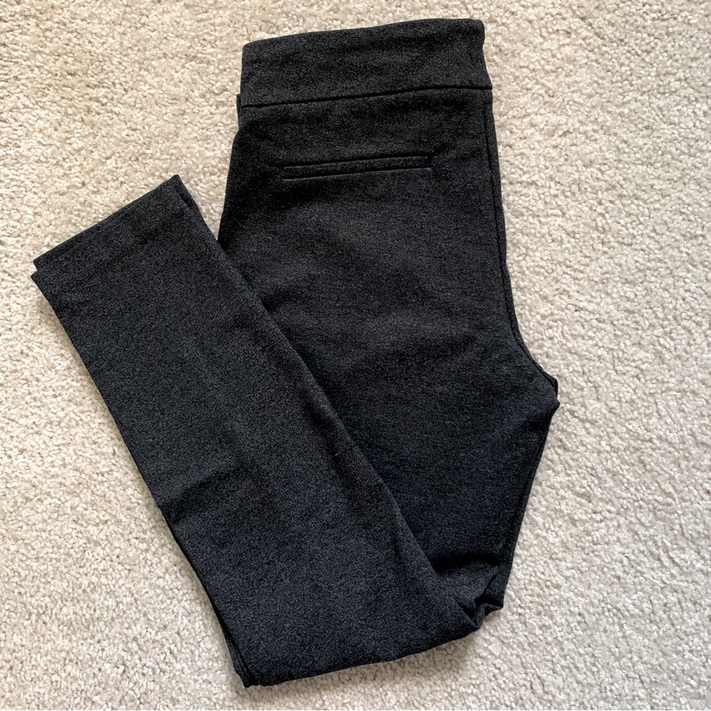 Hillary Radley Womens Pants Black Size Large Slimming Straight Stretch Waist